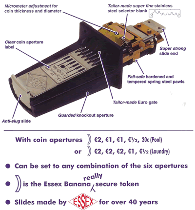 The Euroslide Coin Slide mechanism from Essex Engineering